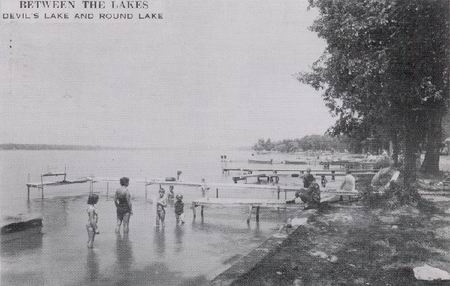 Devils Lake Amusement Park - Near The Diamond T Ranch Drive-In